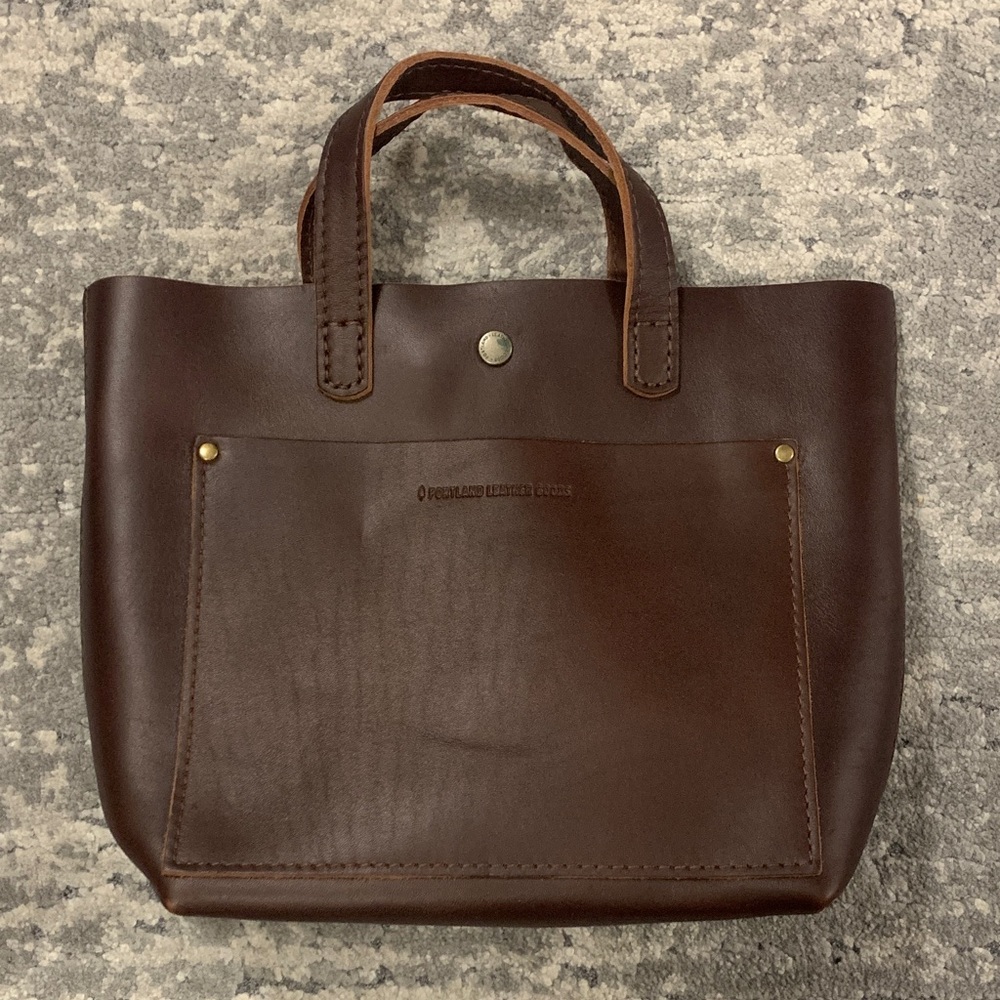 Portland Leather Goods Brown Crossbody Bag - Picture 2 of 8